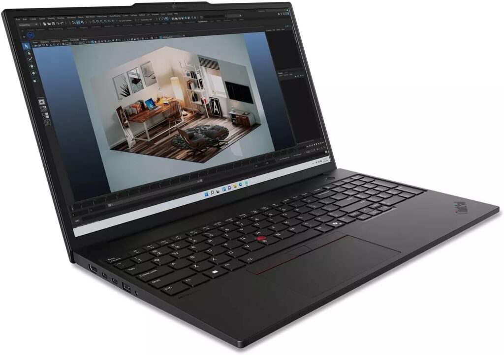 Lenovo ThinkPad P16s Gen 3 Intel Core Ultra 7 155H, 16C, 16″ WQUXGA (3840 x 2400), OLED Non-Touch, 32GB RAM DDR5, 1 TB SSD, NVIDIA RTX 500 Ada Backlit KYB, Fingerprint Reader, Windows 11 Pro