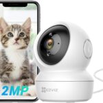 EZVIZ Security Camera Pan/Tilt 1080P Indoor Dome, Smart IR Night Vision, Motion Detection, Auto Tracking, Baby/Pet Monitor, 2-Way Audio, Works with Alexa and Google(C6N)