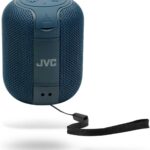 JVC Portable Gumy Wireless Speaker with Surround Sound, Bluetooth 5.3, Lightweight, TWS Capability, USB-C, up to 15-Hour Battery Life – SPSG1BTA (Blue)