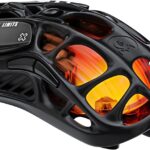 GravaStar Mercury M2 Wireless Gaming Mouse with 26,000 DPI, PAW3395DM Sensor -79g Lightweight Hollowed-Out Design -5 Programmable Buttons -5 Dynamic Lightsync RGB