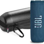 JBL FLIP 6 Waterproof Portable Speaker Bundle with gSport Carbon Fiber Case (Blue)