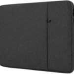 ProElife 12-Inch Laptop Tablet Sleeve Case for 2024-2014 Surface Pro 4/5/6/7/7+/8/9/10|Surface Laptop Go 1/2/3 12.4″|iPad Pro 12.9” M2|Galaxy Tab S8+/S7+ Bag Water-Resistant Cover (Black)