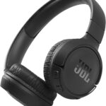 JBL Tune 510BT – Bluetooth headphones with up to 40 hours battery, microphone for call, foldable and comfortable, Android and iOs compatible (Black)