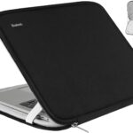 Laptop Sleeve 14 inch, Upgrade Durable Shockproof Protective Computer Cover Flip Case Briefcase Carrying Bag Compatible with 14″ HP, Lenovo, Asus, Acer, Notebook, Chromebook Computer, Black