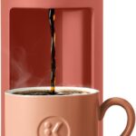 Keurig K-Mini Mate Single Serve K-Cup Pod Coffee Maker, Brews Up to 12 oz Cup, Compact Portable Coffee Machine for Small Spaces, Dorms & Offices, Red Rocks