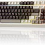 RK ROYAL KLUDGE F99 Wireless Mechanical Keyboard with Numper Pad, Tri-Mode Hot Swappable 95%100 Keys Gaming Keyboard BT/2.4G/USB-C, Pro Software, 5000mAh Battery, Customed Linear Creamy Switches