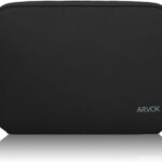 Arvok 17-17.3 Inch Laptop Sleeve Multi-Color & Size Choices Case/Water-Resistant Neoprene Notebook Computer Pocket Tablet Briefcase Carrying Bag/Pouch Skin Cover for HP/Dell/Lenovo/Asus/Acer, Black