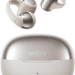 SHOKZ OpenDots ONE – Open-Ear Headphones – Wireless Bluetooth Earbuds with Microphone – Secure, Lightweight, Clip-On Fit – Premium Dolby Audio – Water Resistant – Fast Charging – Up to 40 hrs Playtime