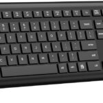 EDJO Wireless Keyboard, 2.4G Full-Sized Cordless USB Silent Computer Keyboard, Ergonomic Tilt Angle, Sleep Mode, Long Battery Life, for Windows, Mac OS Laptop/PC/Desktop/Notebook