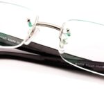 Men Rectangular Rimless Designer Fashion Reading Glasses Reader