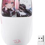 Redragon M817 PRO Wireless Gaming Mouse, 24000 DPI Optical Mini Mice with 6 Programmable Buttons & Ergonomic Design, 50G Ultra Lightweight, Software Supports DIY Keybinds, Suitable for Small Hands