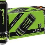 Monster Energy Zero Sugar, Green, Original, Low Calorie Energy Drink, 16 ounce (Pack of 15)