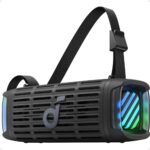 Soundcore Boom 3i by Anker, Compact Outdoor Speaker, IP68 Waterproof, Floating Playback, Saltwater-Resistant, BassUp 2.0, 50W Portable Speaker, Bluetooth 5.3, 16H, TWS, Kayak/Fishing/Camping