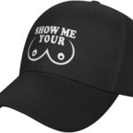 Baseball Cap Adjustable Fashion Uv Protection Show-Me-Your-Boobs Caps Unisex