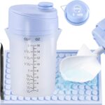 LET’S RESIN Upgraded Mini Auto Resin Mixer, Hands-Free Easy Clean Epoxy Mixer with 16fl.oz Silicone Mixing Cup, Stepless Speed Continuous Electric Epoxy Resin Mixer for Epoxy Resin, Molds, Soap Making