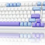 AULA F99 Wireless Mechanical Keyboard,Tri-Mode BT5.0/2.4GHz/USB-C Hot Swappable Custom Keyboard,Pre-lubed Linear Switches,Gasket Structure,RGB Backlit Gaming Keyboard for PC/Tablet/Xbox/PS4/PS5