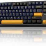 AULA F87 Wireless Mechanical Keyboard, 75% TKL Custom Hot Swappable Gaming Keyboards with PBT Keycaps, Pre-lubed Greywood Switches, RGB Backlit Creamy Keyboard, 2.4GHz/USB-C/BT5.0