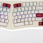 MechLands Feker Alice98 Ergonomic 98 Keys Custom Mechanical Keyboard, VIA Programmable, USB-C Wired Gaming Keyboard, Hot Swappable, 5 Layer Paddings, Control Knob, NKRO, RGB for Win/Mac (Beige)