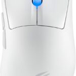 ASUS ROG Keris II Ace Wireless Gaming Mouse – Right-Handed Ergonomic, 54g, Tri-Mode Connectivity, 42K DPI, up to 107Hr Battery, PC/Mac Support – White