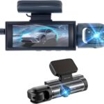1080P Dash Camera Front and Inside,Dashcams for Cars with IR Night Vision Loop Recording G-Sensor 24Hr Parking (1080 P Front and Inside)