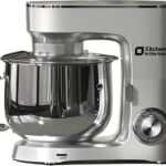 Kitchen in the Box Stand Mixer, 900W 8.5 QT Kitchen Electric Mixer, 10-Speed Large Capacity Tilt-head Food Mixer with Dough Hook, Wire Whip, Flat Beater & Splash Guard (Silver)
