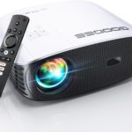 GooDee Smart 4K Projector with 5G WIFI and Bluetooth, Netflix/Amazn Prime Video Certified, Dolby Audio, Outdoor Projector, 400″ Zoom Home Theater Projector Compatible with TV Stick,iOS,Android