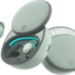 Sleep Earbuds for Side Sleepers Wireless Earbuds Comfortable Noise Blocking LED Power Display Music Sleep Dual Mode for Sleeping Working Hiking (Sky Blue)