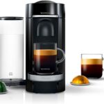 Nespresso VertuoPlus Deluxe Coffee and Espresso Machine by De’Longhi, 37 Oz, Black