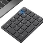havit Bluetooth Number Pad Wireless Numeric Keypad Numpad 26 Keys Portable Mini Financial Accounting Rechargeable Numeric Pad for Windows Laptop Desktop, PC, Notebook (Black)