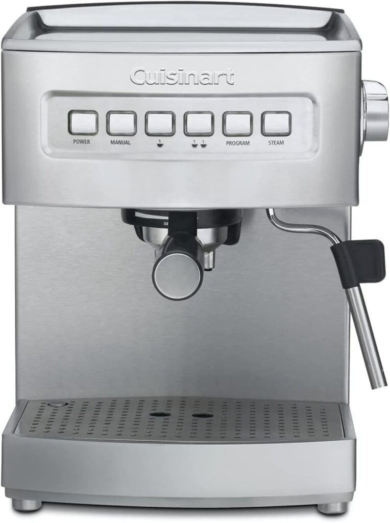 Cuisinart EM-200NP1 Programmable 15-Bar Espresso Maker, Stainless Steel