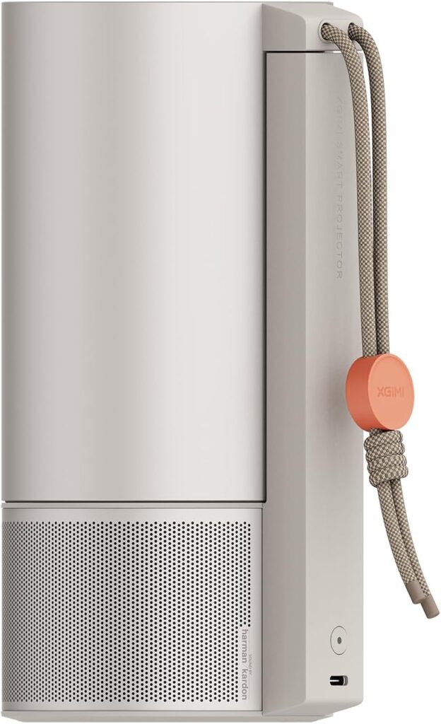 XGIMI MoGo 3 Pro NEW Portable Projector, Google TV with Licensed Netflix, Build-in Adjustable Stand, Mini Projector Supports Power Banks, 450 ISO Lumens, ISA 2.0, 2 x 5W Harman Kardon