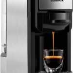 CUSIMAX Espresso Machine Single Serve Coffee Machine Compatible with Nespresso Pods, Adjustable Brewing Size, 19Bar Coffee Maker, Stainless Steel Espresso Maker with 20oz Remevable Water Tank
