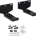 ECHOGEAR Soundbar Wall Mount Bracket – Works with All Soundbars Including Samsung, Vizio, LG, & More – Depth Adjustable for Dolby Atmos Soundbars