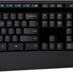 Logitech MK345 Wireless Keyboard and Mouse Combo with Palm Rest, 2.4 GHz USB Receiver, Compatible with PC, Laptop, Black