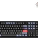 Keychron V6 Wired Custom Mechanical Keyboard Knob Version, Full-size QMK/VIA Programmable Macro with Hot-swappable Keychron K Pro Brown Switch Compatible with Mac Windows Linux Black (Non-Transparent)