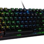 Redragon K582 RGB Mechanical Gaming Keyboard, 100% 104 Keys Standard Layout Gaming Keyboard with Double-Shot ABS Keycaps, Dynamic 16.8M RGB Backlit & Linear Red Switch, Redefine Software Supported