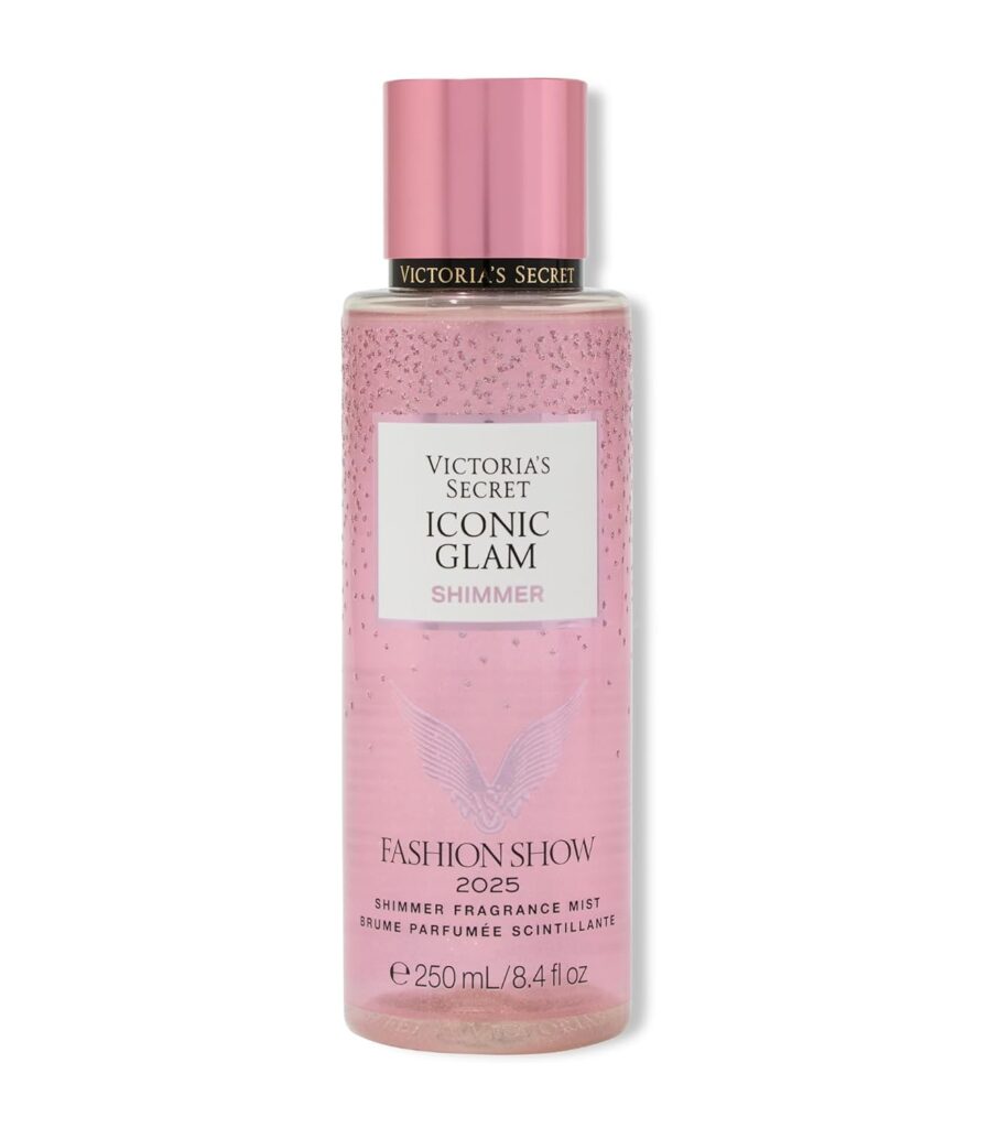 Victoria’s Secret Fashion Show Iconic Glam Shimmer Fragrance Mist, Body Spray for Women (8.4 oz)