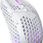 SOLAKAKA SM900 Gaming Mouse Wired with RGB,Adjustable 12800 DPI Wired Gaming Mouse with Side Buttons,Computer Mouse for Laptop/PC,White