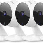LaView Security Cameras 4pcs, Home Security Camera Indoor 1080P, Wi-Fi Cameras Wired for Pet, Motion Detection, Two-Way Audio, Night Vision, Phone App, Works with Alexa, iOS & Android & Web Access
