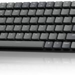 Keychron K3 Version 2, 84 Keys Ultra-Slim Wireless Bluetooth/USB Wired Mechanical Keyboard with White LED Backlit, Low-Profile Keychron Mechanical Red Switch Compatible with Mac Windows