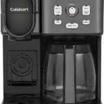 Cuisinart Coffee Maker, 12-Cup Glass Carafe, Automatic Hot & Iced Coffee Maker, Single Server Brewer, Black Stainless Steel, SS-16BKS