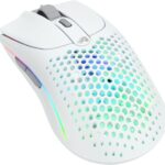 Glorious Gaming Model O 2 Wireless Gaming Mouse – Hybrid 2.4GHz & Bluetooth Wireless, 68g Superlight, Long Battery Life, 26k BAMF 2.0 Sensor, RGB, Ambidextrous, 6 Buttons, PTFE Feet – White