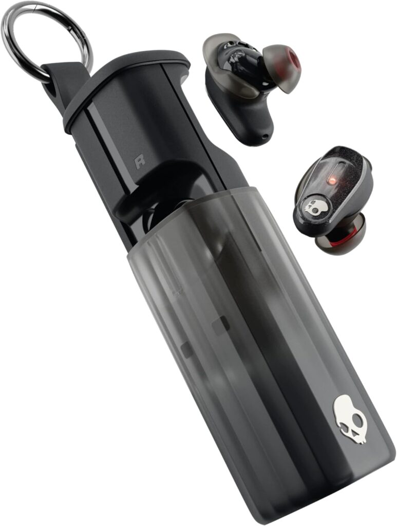 Skullcandy Method 360 ANC Wireless Earbuds, Sound by Bose, Bluetooth Headphones, Premium Noise Cancelling, Up to 40 Hrs Battery, Sweat and Water Resistant, Microphone for iPhone Android – True Black