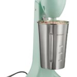 Hamilton Beach DrinkMaster Electric Drink Mixer, Retro Milkshake Maker & Milk Frother, 2 Speeds, Extra-Large 28 oz. Stainless Steel Cup, Mint