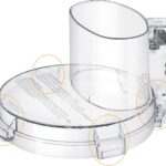 4 Locking Tabs DFP-14NWBCT1 Replacement Clear Food Processor Work Bowl Cover, Compatible with Cuisinart Tritan food Processor Only fits Bowl DLC-005AGTXT1,Fits Model DFP-14, DFP-14BCN, DFP-14BCHN