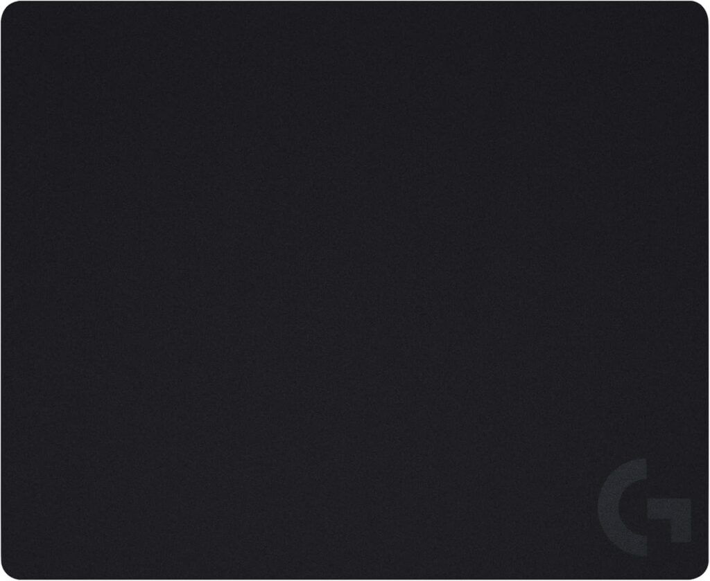 Logitech G440 Hard Gaming Mouse Pad, Optimized for Gaming Sensors, Moderate Surface Friction, Non-Slip Mouse Mat – Black
