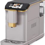 GarveeLife Fully Automatic Espresso Machine w/Integrated Milk Frothing and Coffee Grinder 15 Grind Settings 20 Bars of Pressure Space Saving Energy Efficient Thermoblock Heating