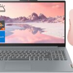 Lenovo IdeaPad Slim 3 Laptop, 15.6″ FHD Display, AMD Ryzen 5 5625U, 16GB RAM, 512GB SSD, Backlit KB, SD Card Reader, Webcam, HDMI, Wi-Fi 6, Win 11 Home, Bundle with Thunderobot ML101 Wireless Mouse