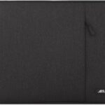MOSISO Laptop Case 13.3 inch, 13-13.3 inch Laptop Sleeve Compatible with MacBook Air/Pro 13/Pro 14 M5 M4 M3 M2 M1, HP Dell ASUS Lenovo,Polyester Vertical Computer Sleeve Bag with Pocket, Black