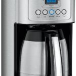 Cuisinart 12-Cup Coffee Maker, Programmable PerfecTemp Thermal Carafe Coffee Machine with 1-4 Cup Setting, Brew Strength Control and Brew Pause, Stainless Steel, DCC-3400NAS, Silver